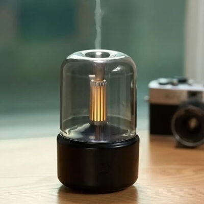 Forest-Clay-Black-Ultrasonic-Diffuer-With-Light